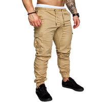Casual Slim Fit Cargo Joggers Multi-Pocket Streetwear Pants